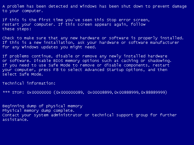 BlueScreen